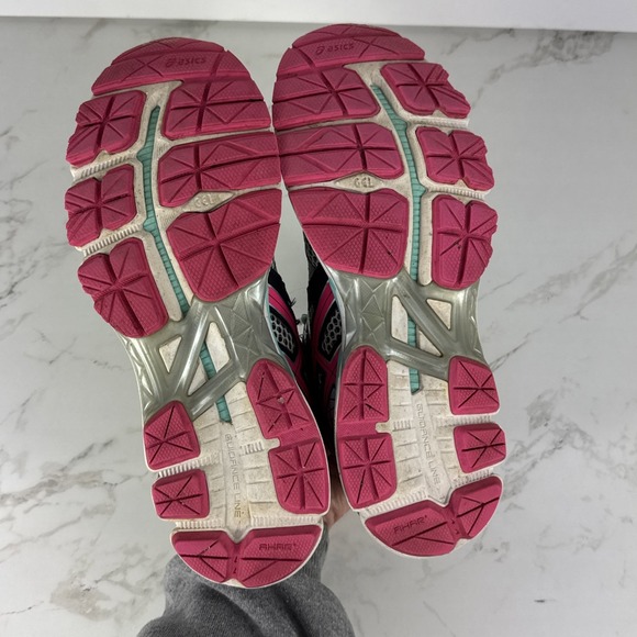 ASICS GT-2000 3 Running Shoes Womens 9.5 Teal Pink Gray Athletic Sneaker Walking - Picture 9 of 10